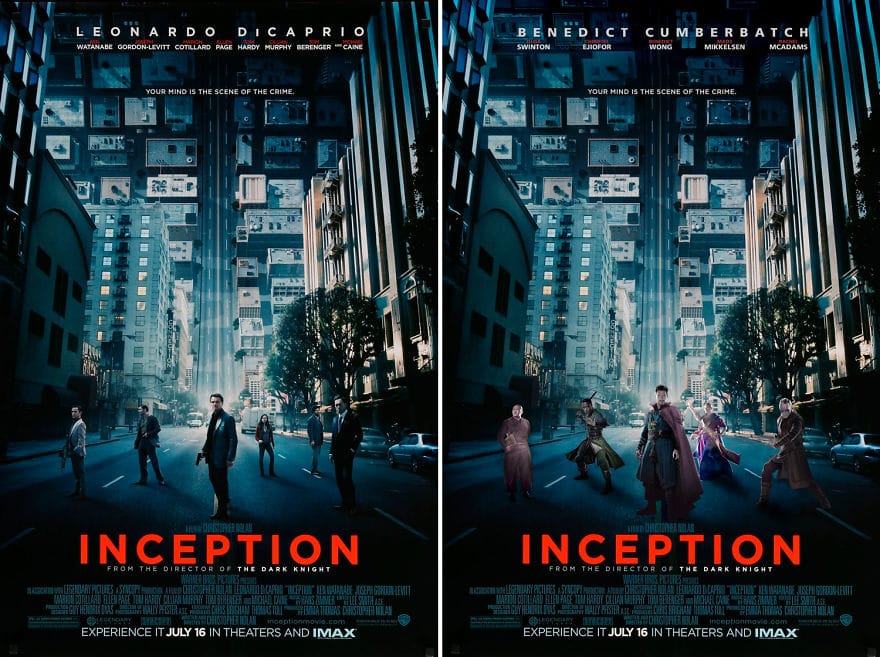 1 Dr. Strange Starring Inception