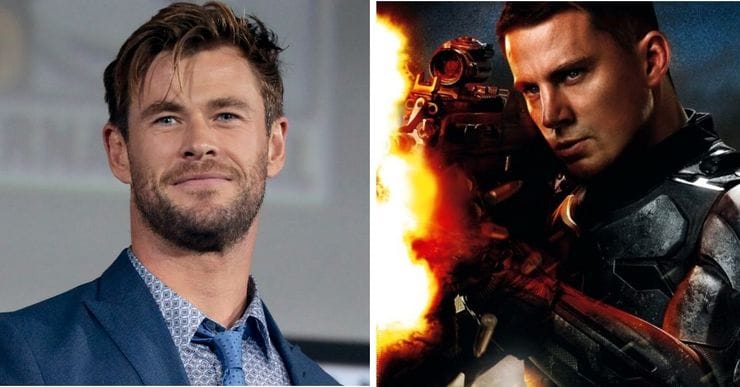 Chris Hemsworth quase estrelou "GI Joe: The Rise Of Cobra" no lugar de Channing Tatum