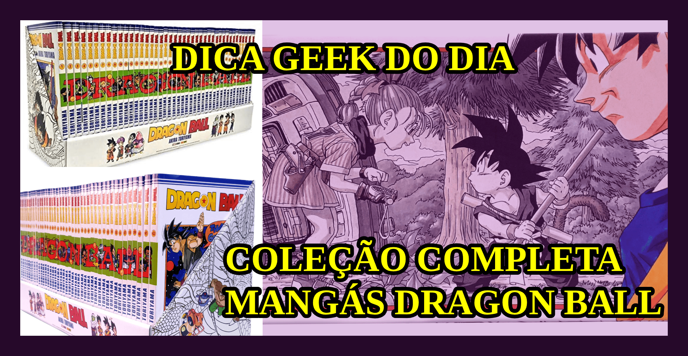 coleção mangás dragon ball comprar