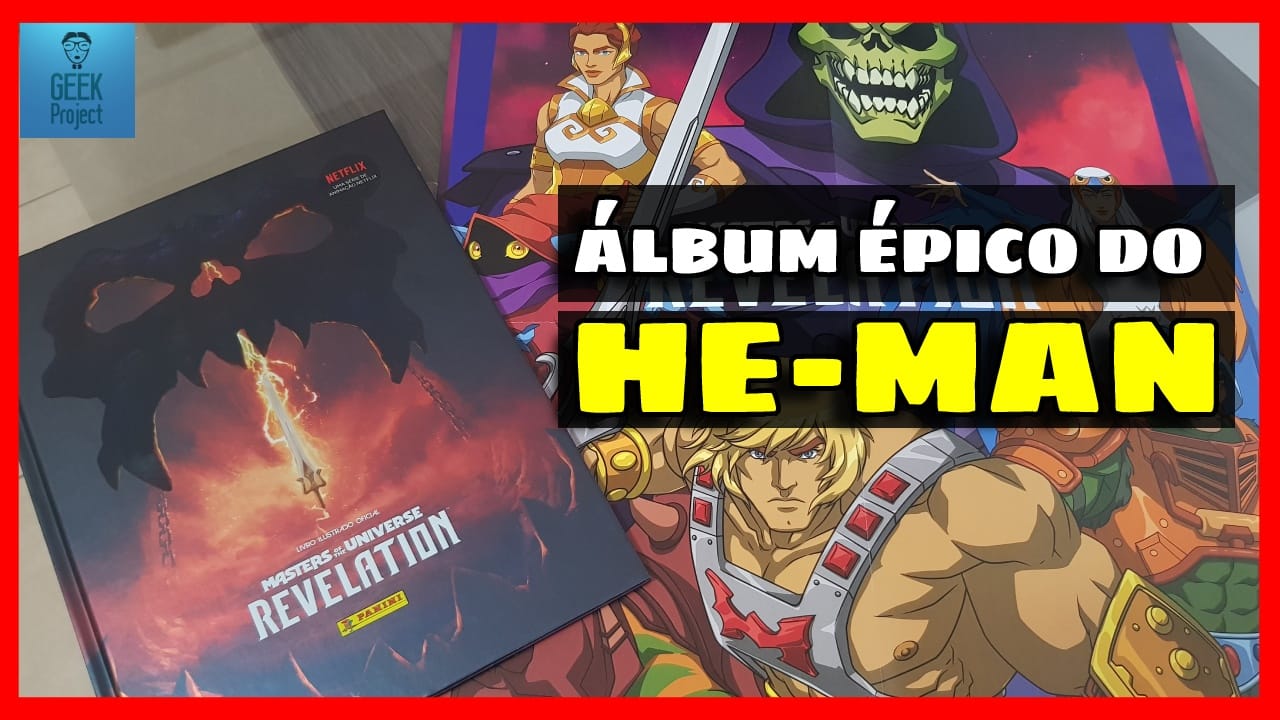 Álbum Masters of the universe revelation - panini - he man