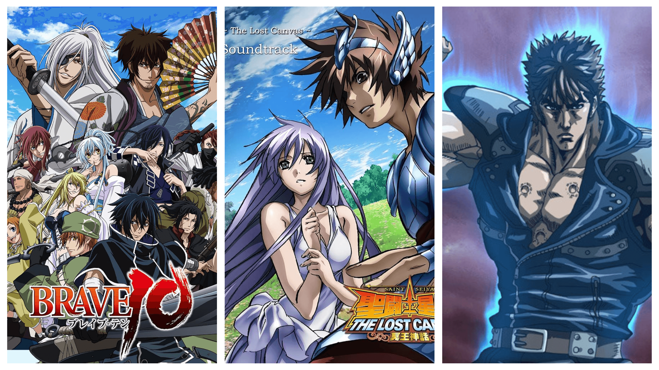 +SBT Expande Catálogo de Animes com ‘Brave 10’, Spin-Off de ‘Hokuto no Ken’ e ‘Lost Canvas’