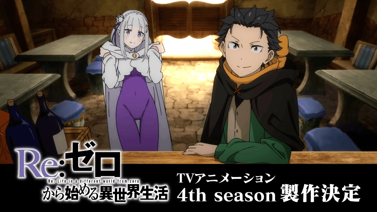 Re:ZERO - 4ª temporada é confirmada com teaser; Subaru retorna ao pesadelo