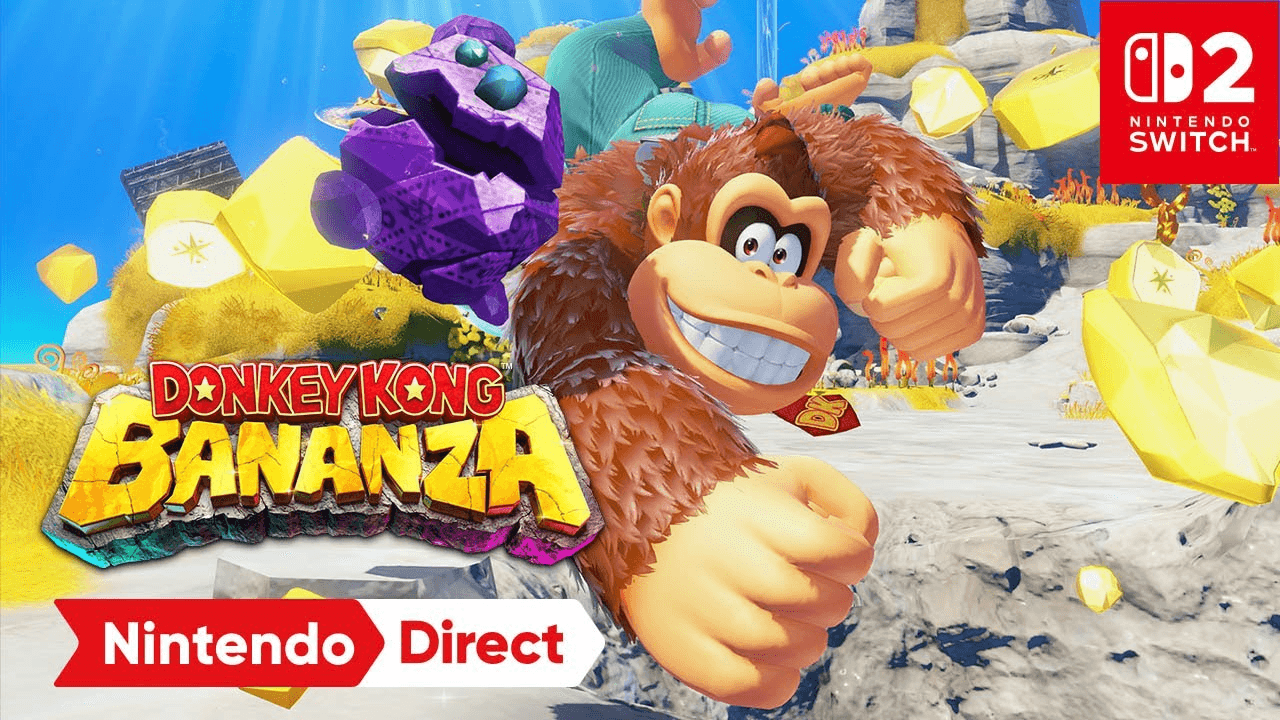 Donkey Kong Bananza é anunciado oficialmente para o Switch 2 com lançamento em julho