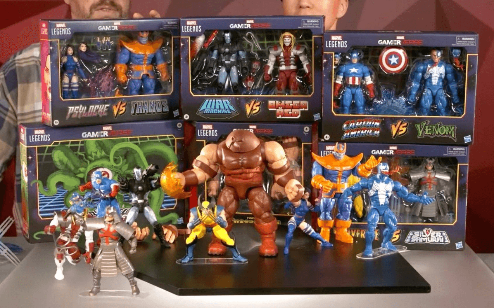 Hasbro revela nova linha Marvel Legends inspirada em Marvel vs. Capcom