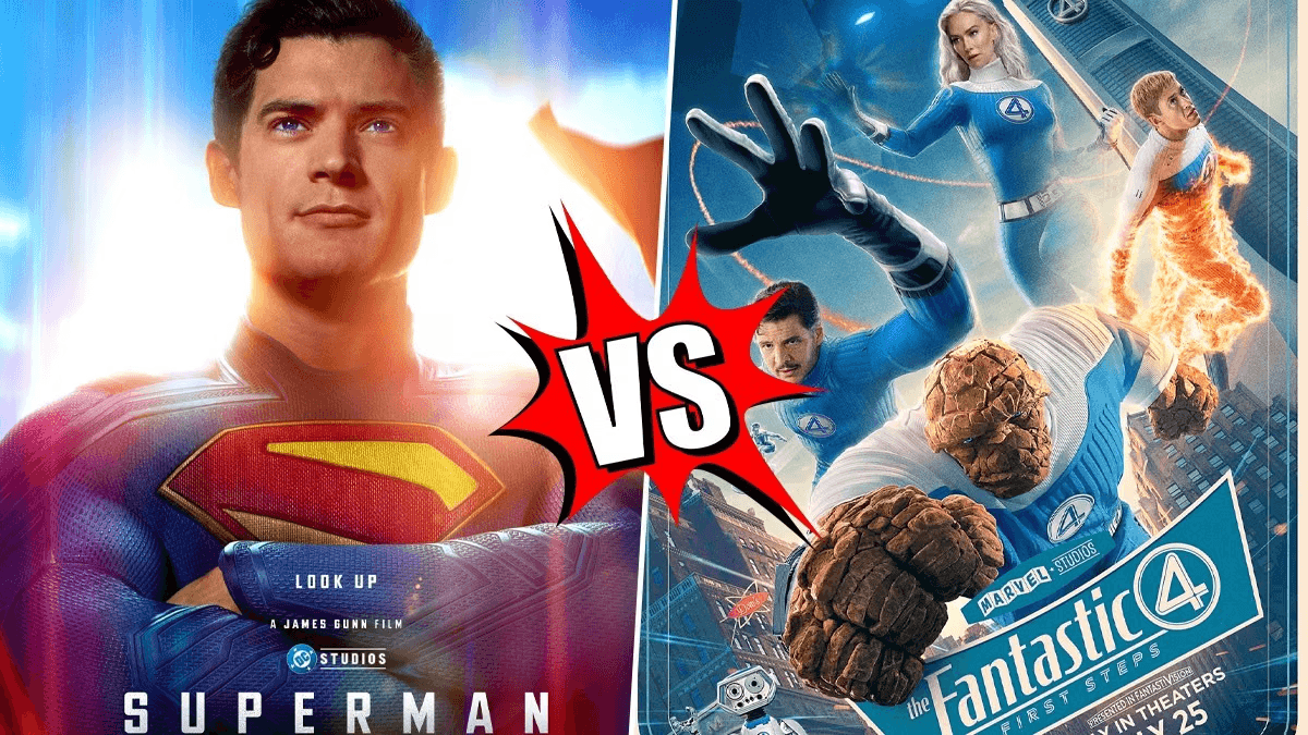 Batalha de Bilheterias: 'Quarteto Fantástico: Primeiros Passos' e 'Superman' Se Enfrentam nas Telonas!