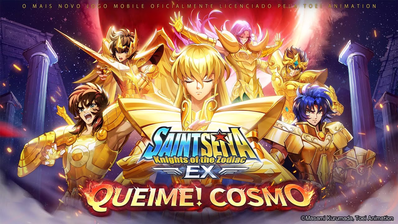 Saint Seiya EX: Novo Jogo Mobile da Franquia Será Lançado no Brasil em Novembro!