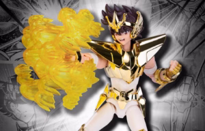 Blokees Celebra 40 Anos de Saint Seiya com Action Figure Exclusiva do Pégaso Dourado